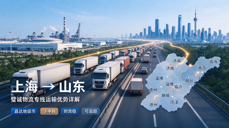 上海发山东物流专线公司哪家靠谱？专线运输优势详解 - 璧诚物流